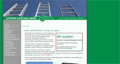 Desktop Screenshot of leitern-kesting.de