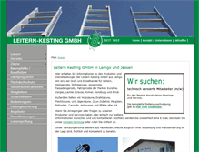 Tablet Screenshot of leitern-kesting.de